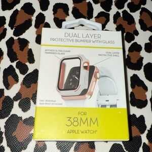 Dual Layer Protective Bumper for 38mm Apple Watch